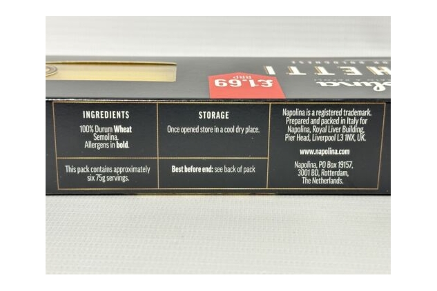 Napolina Spaghetti No.06 – 12 x 500g, Perfect for Bolognese & Italian Dishes