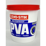 EVO-STIK Waterproof PVA Building Glue Bonds Primes Seals 1 Litre Exterior Grade
