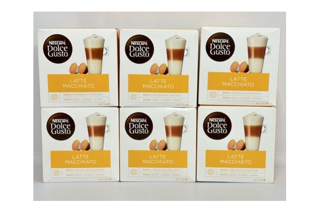 Nescafe Dolce Gusto Coffee Pods LATTE MACCHIATO | 96 Capsules | 48 Servings | Bulk Buy Deal | Best Before Date 31/07/2024