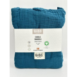 Bibs Muslin Cuddle Swaddle Wrap Newborn Blanket 100% Organic Cotton 120x120cm