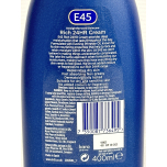 E45 Rich Cream 400 ml – E45 Cream with Evening Primrose Oil – Body Face Hand Cream for Long-Lasting Moisturisation and Soft Skin – Suitable for All Skin Types, even for Dry and Sensitive Skin (Packaging Will Vary)