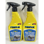 Rain-X 2-in-1 Glass Cleaner & Rain Repellent – 2 x 500ml Trigger Spray
