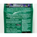 Starbucks Espresso Dark Roast FINELY Ground Coffee 200g Bag (Pack of 6)