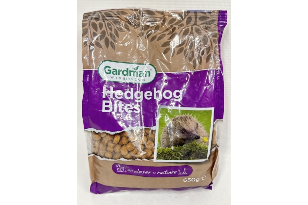 Gardman Hedgehog Food – 650g – Nutritious Biscuit Bites for Wild Hedgehogs – High Protein, Balanced Diet for Garden Wildlife Support