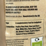 Gardman Hedgehog Food – 650g – Nutritious Biscuit Bites for Wild Hedgehogs – High Protein, Balanced Diet for Garden Wildlife Support