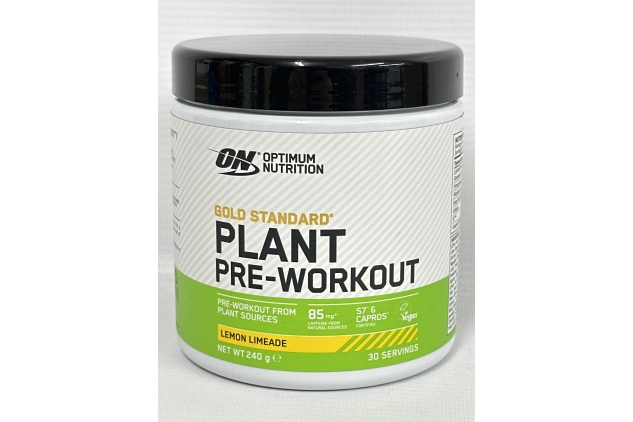 Optimum Nutrition Gold Standard Plant Pre-workout | Lemon Limeade Flavour | 30 Servings