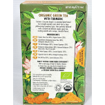 Heath & Heather Organic Green Tea & Turmeric 20 Envelope Bags (Pack Of 6)