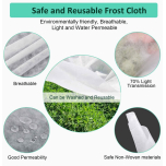 Garden Plant Fleece Frost Protection | Heavy-Duty Winter Cover | 2m x 10m 40gsm | Reusable Freeze Blanket for Outdoor Plants