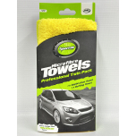 JML MANTIS Microfibre Towels Professional Twin Pack | Application Cloth & Buffing Towel Car Wash | Extra Large Size 40 X 40cm