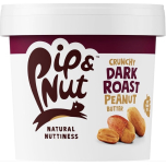 Pip & Nut Ultimate Crunchy Dark Roast Peanut Butter 1kg | Natural Peanut Butter | No Palm Oil | Vegan | Gluten Free