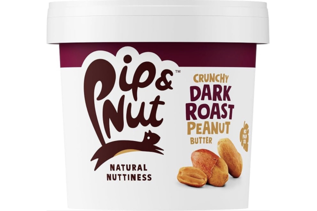 Pip & Nut Ultimate Crunchy Dark Roast Peanut Butter 1kg | Natural Peanut Butter | No Palm Oil | Vegan | Gluten Free