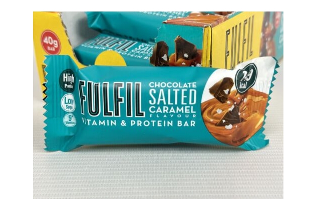 Fulfil Vitamin and Protein Bar, 15 X 40g Bars, Chocolate Salted Caramel Flavour | BBE 12/09/2024
