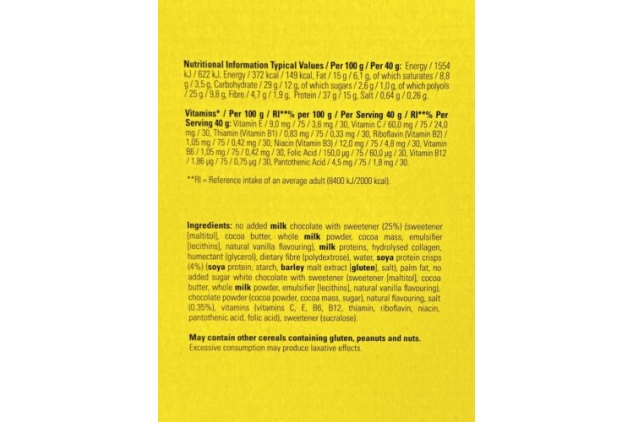 Fulfil Vitamin and Protein Bar, 15 X 40g Bars, Chocolate Salted Caramel Flavour | BBE 12/09/2024