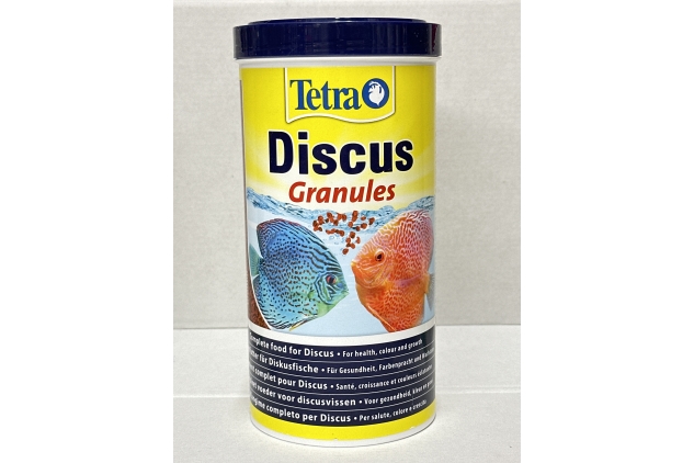 Tetra Discus Fish Food, Complete Food for Mid-Water and Bottom-Feeding Fish, 1 Litre