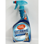 Simple Solution Extreme Pet Stain and Odour Remover, Enzymatic Cleaner with 3X Pro-Bacteria Cleaning Power - 945ml