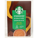 Starbucks Signature Salted Caramel Hot Chocolate Powder Sachets | 10 Per Pack | Winter Essential